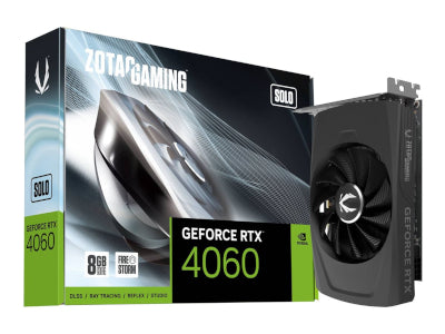 ZOTAC GAMING GeForce RTX 4060 SOLO 8GB GDDR6 Graphics Card 3xDP/HDMI