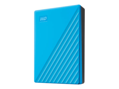 WD My Passport 4TB HDD portatile USB3.0 USB2.0 compatibile Blu Retail