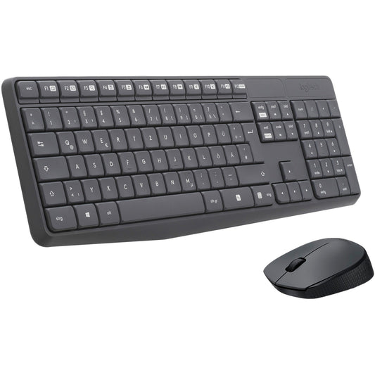 Logitech Desktop MK235 Wireless [DE] dark grey